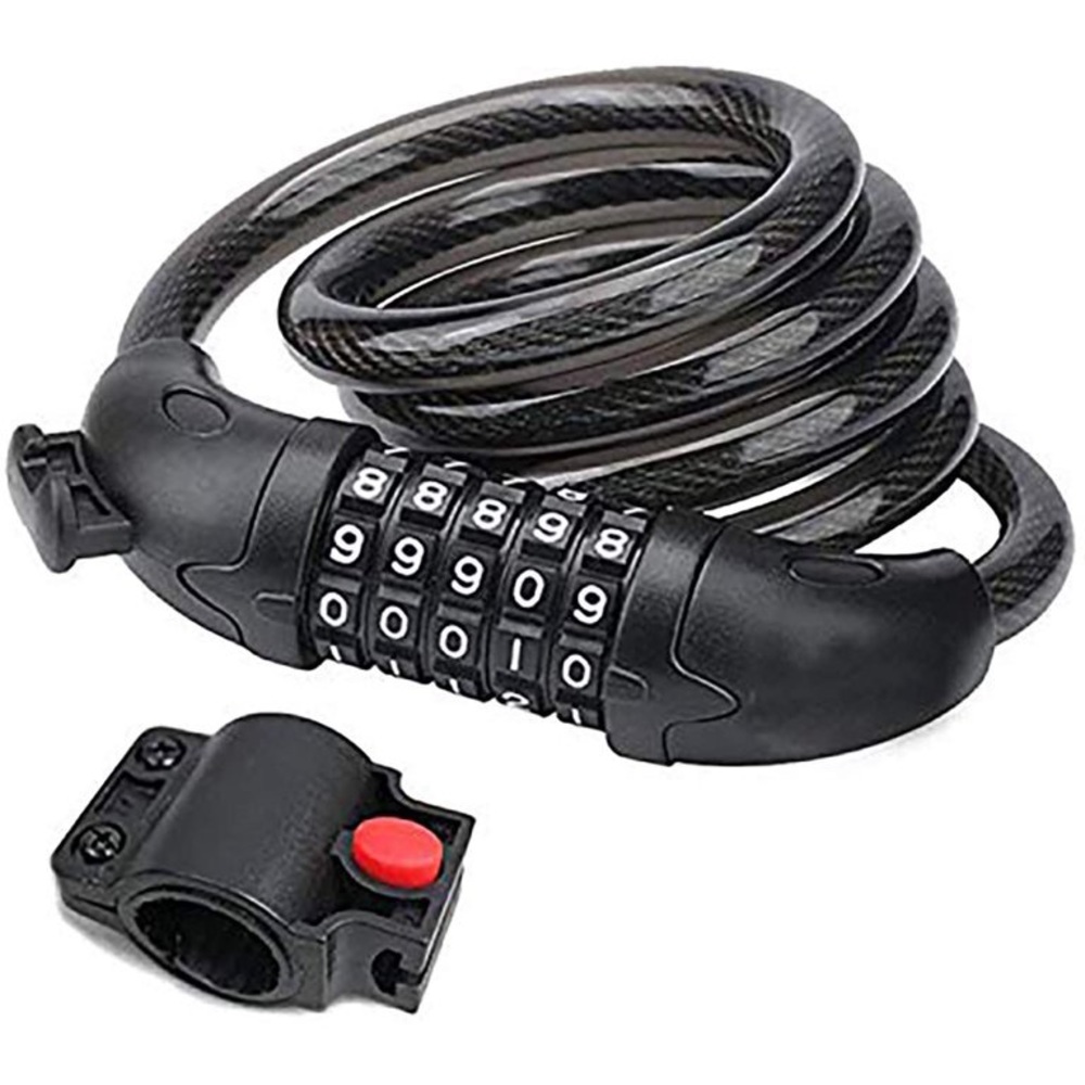 Bicycle lock, cable lock security lock